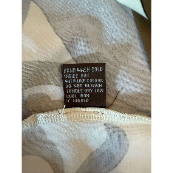 J. McLaughlin Sophia Dress Blue and Khaki- Size M - Picture 6 of 7